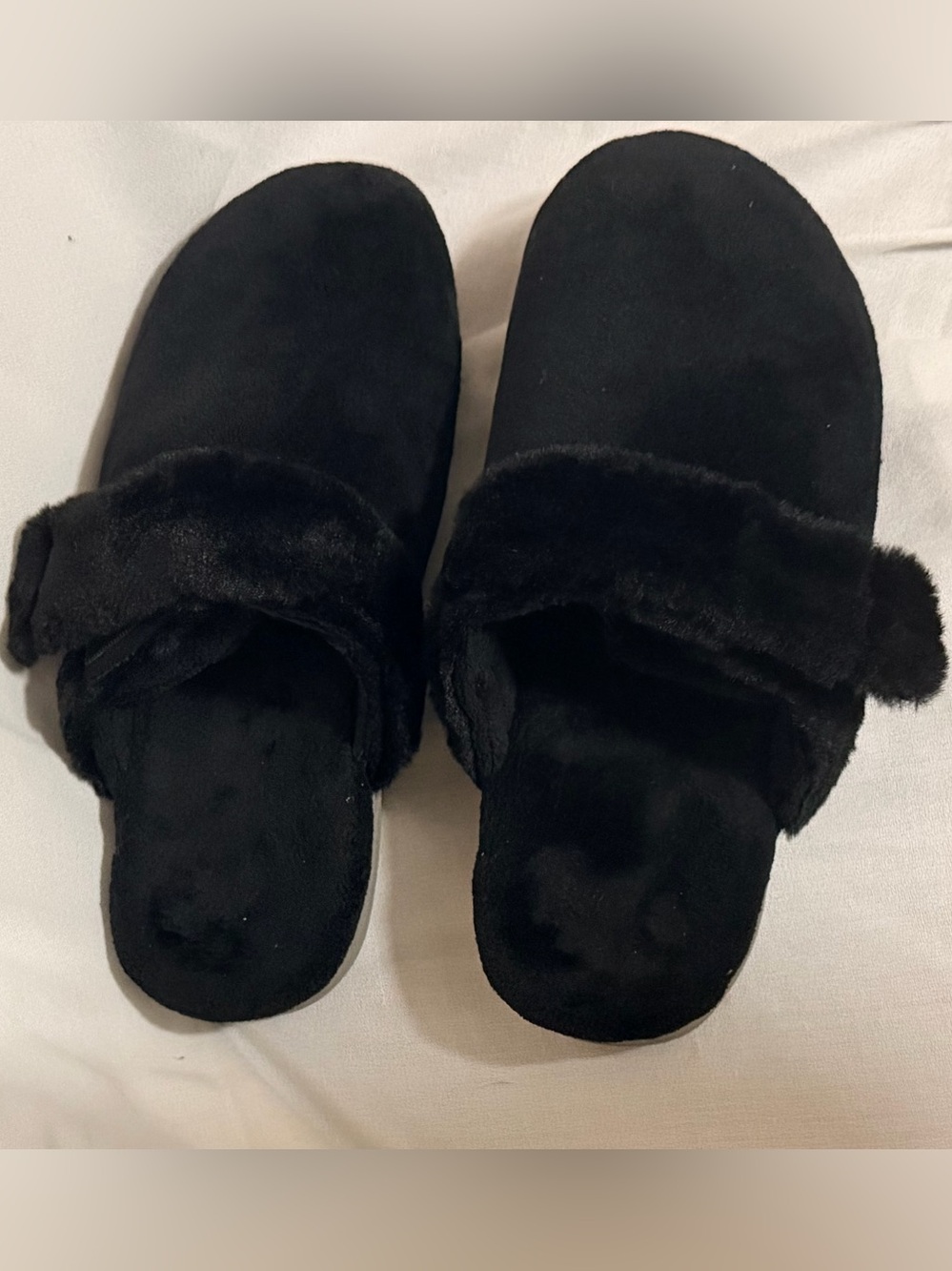 Vionic Marielle Faux Fur  Plush Slip-On Slippers-Size 12